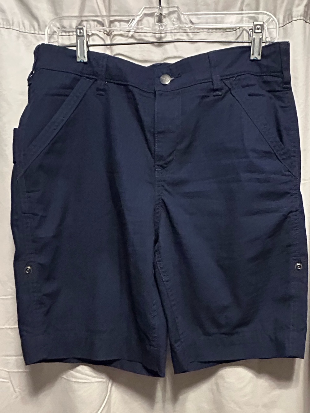Woman’s Carhartt Navy Cargo Shorts